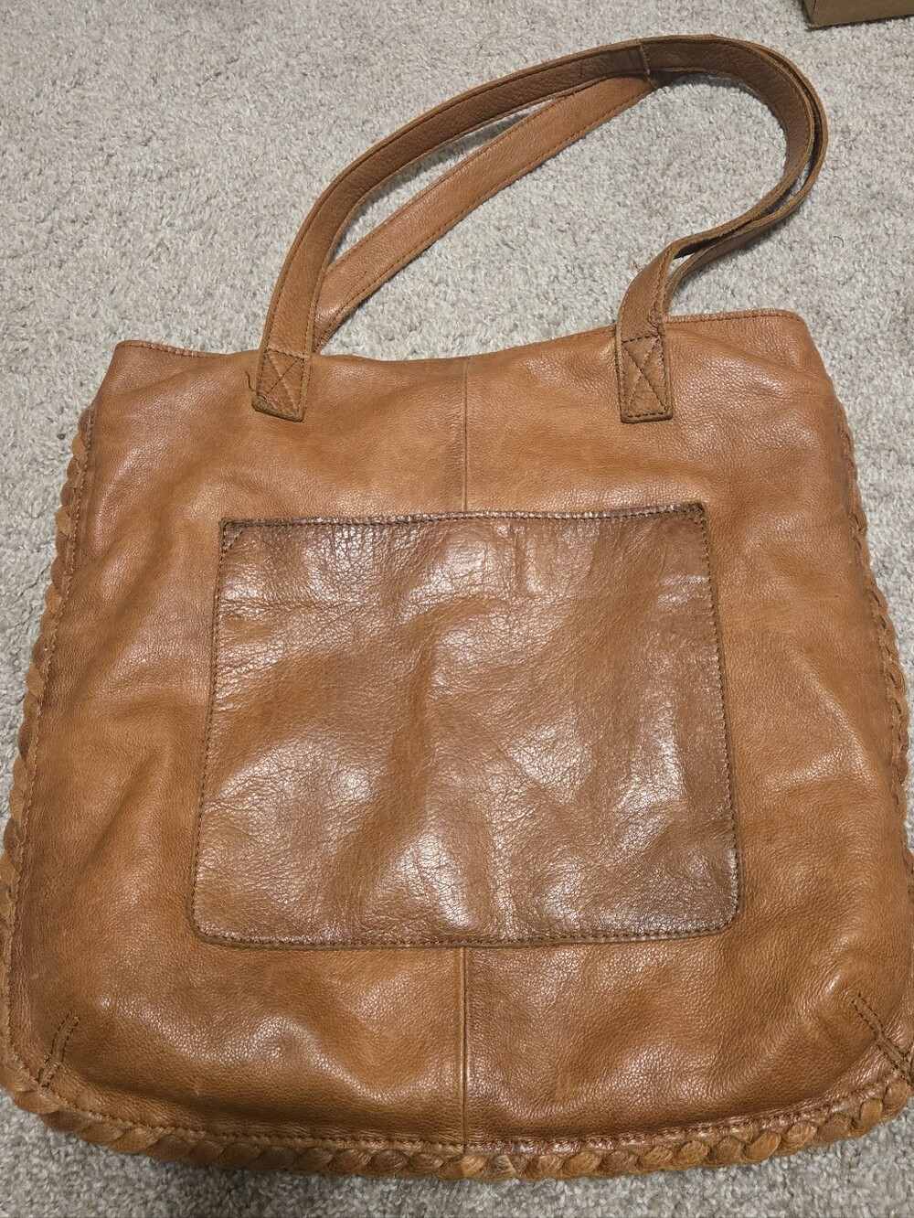 Latico Leather Lizzie Tote in Walnut